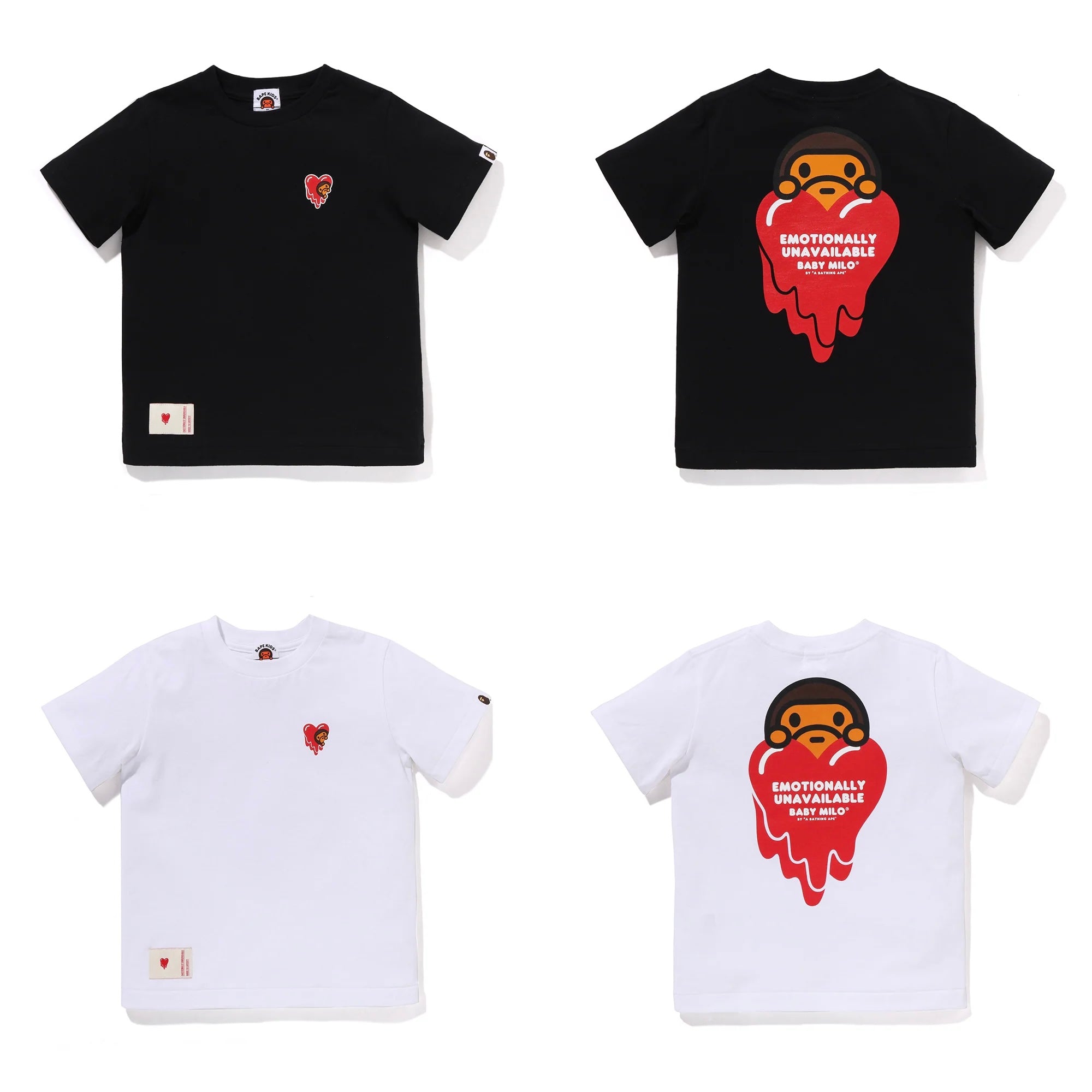 BAPE x Emotionally Unavailable / EU MILO KIDS SS TEE